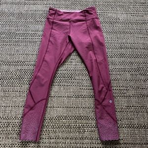 Lululemon crop running leggings